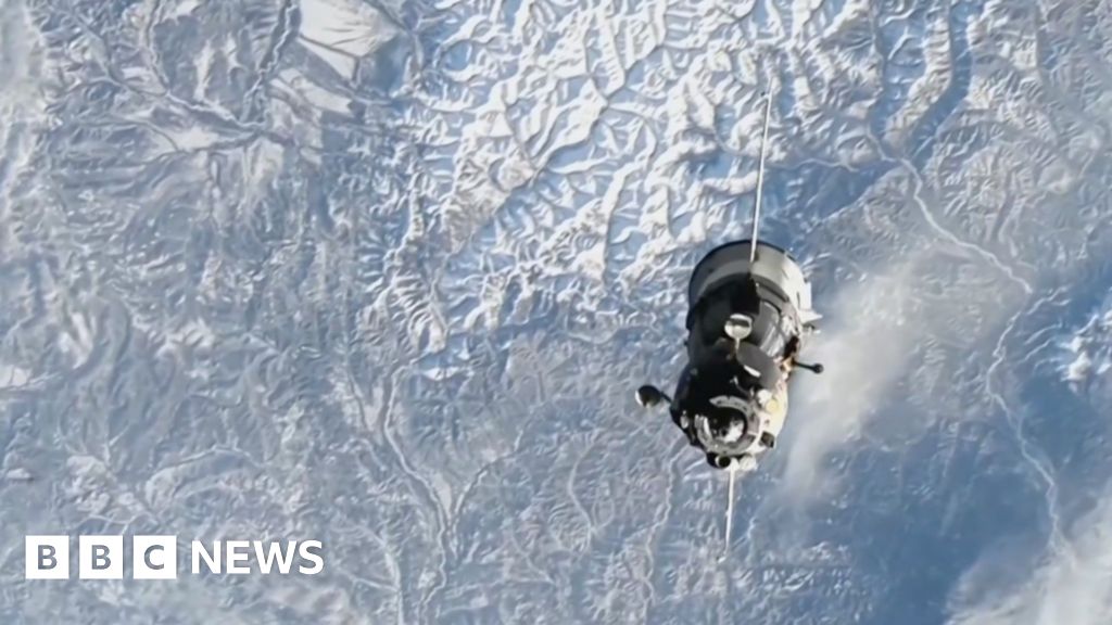 Watch: Nasa astronaut and cosmonauts begin voyage back to Earth