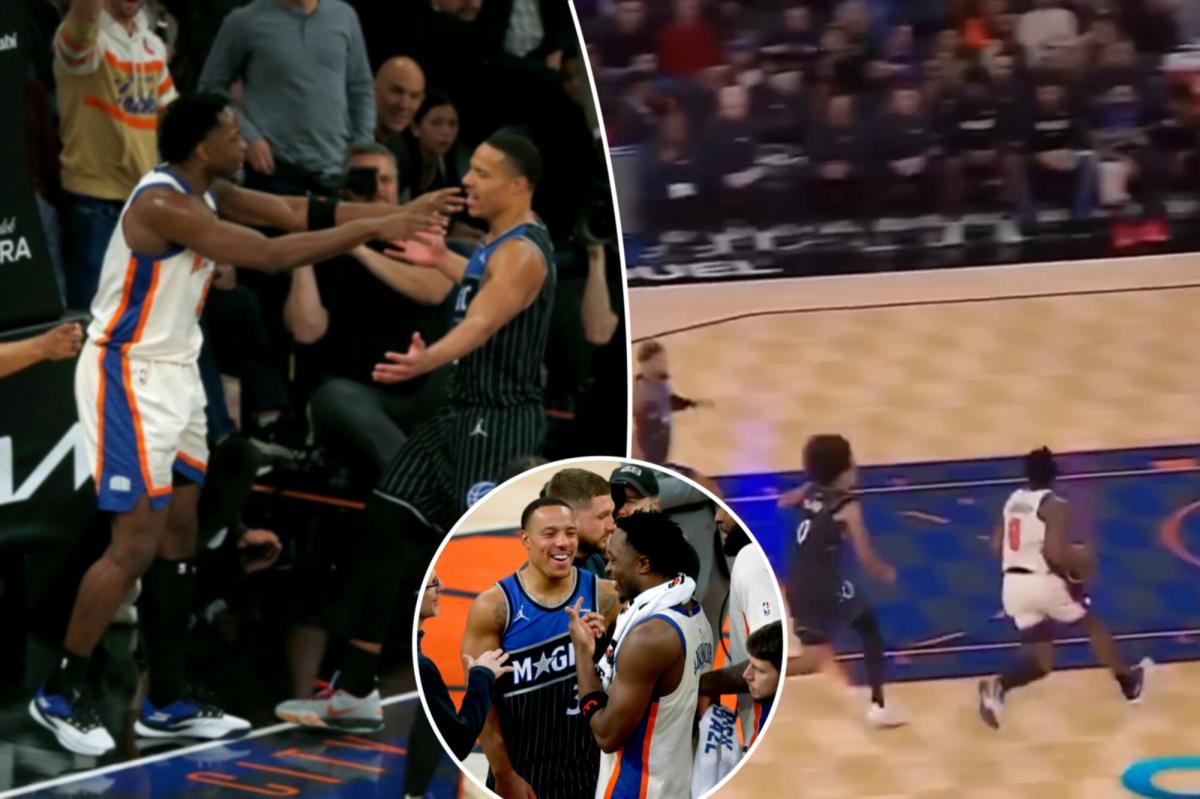 NBA hits Desmond Bane with hefty fine for launching ball at Knicks'...