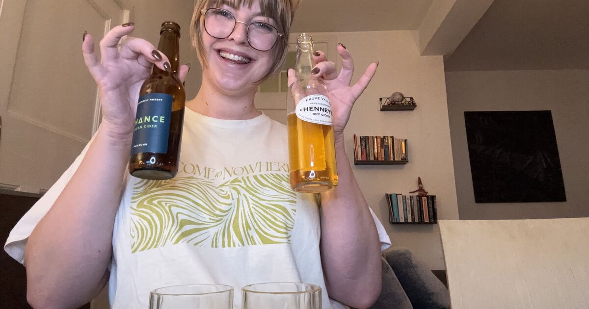 I compared non-alcoholic cider to the real thing  --  there's 1 difference