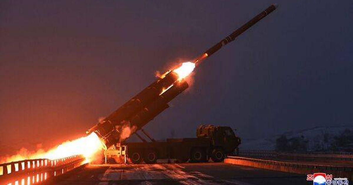North Korea fires long-range cruise missiles as Kim Jong Un left 'satisfied' - Daily Star