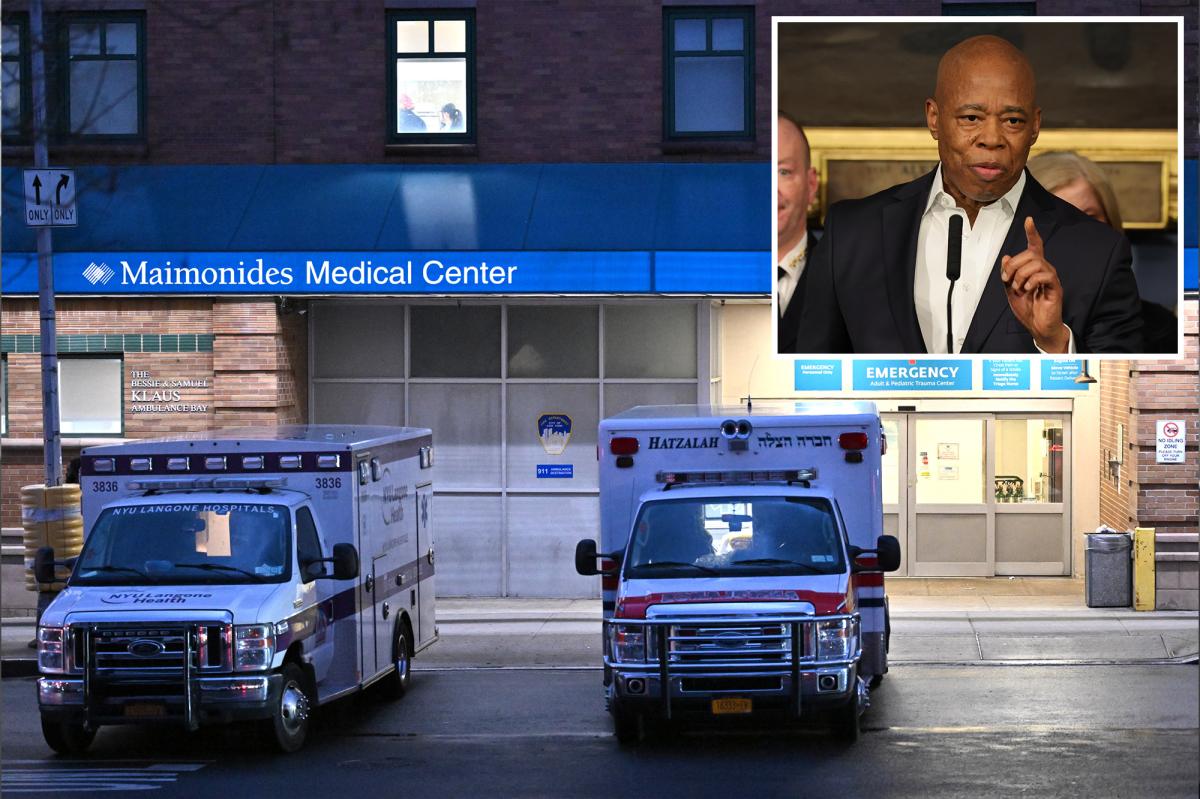 NYC Health+Hospitals to take over ailing Maimonides Hospital, Mayor...