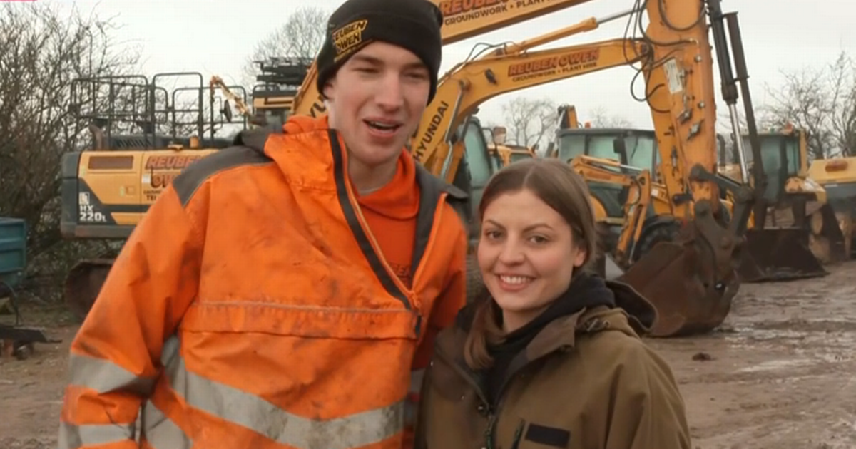 Our Yorkshire Farm's Reuben Owen gives rare insight to romance with girlfriend Jess - The Mirror