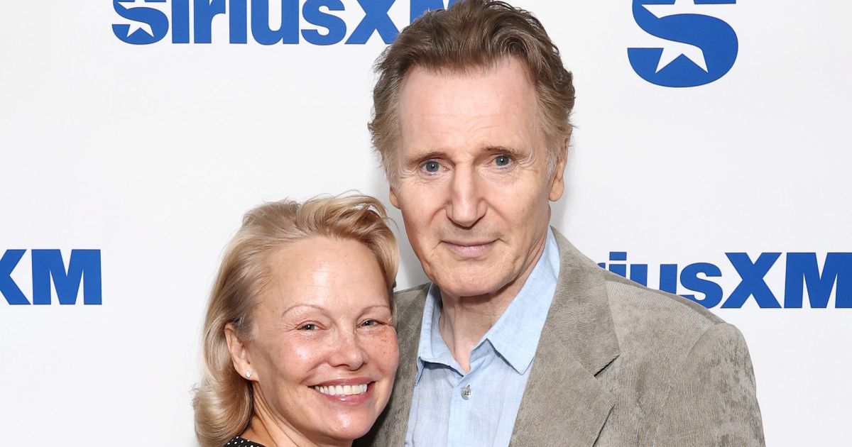 Pamela Anderson breaks silence on Liam Neeson romance after Naked Gun rumours - The Mirror