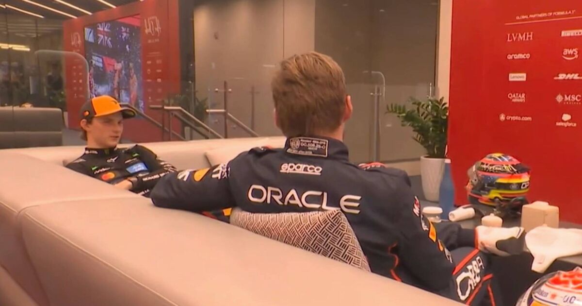 Oscar Piastri questions Max Verstappen to his face after Lando Norris wins title