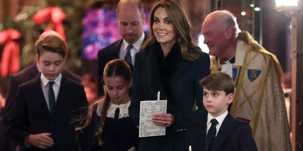 Princess Kate and family shine at Christmas carol service as Andrew's daughters miss event