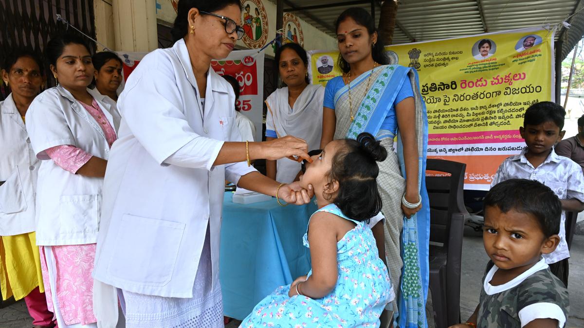 Pulse Polio drive: Vizag achieves 70% immunisation