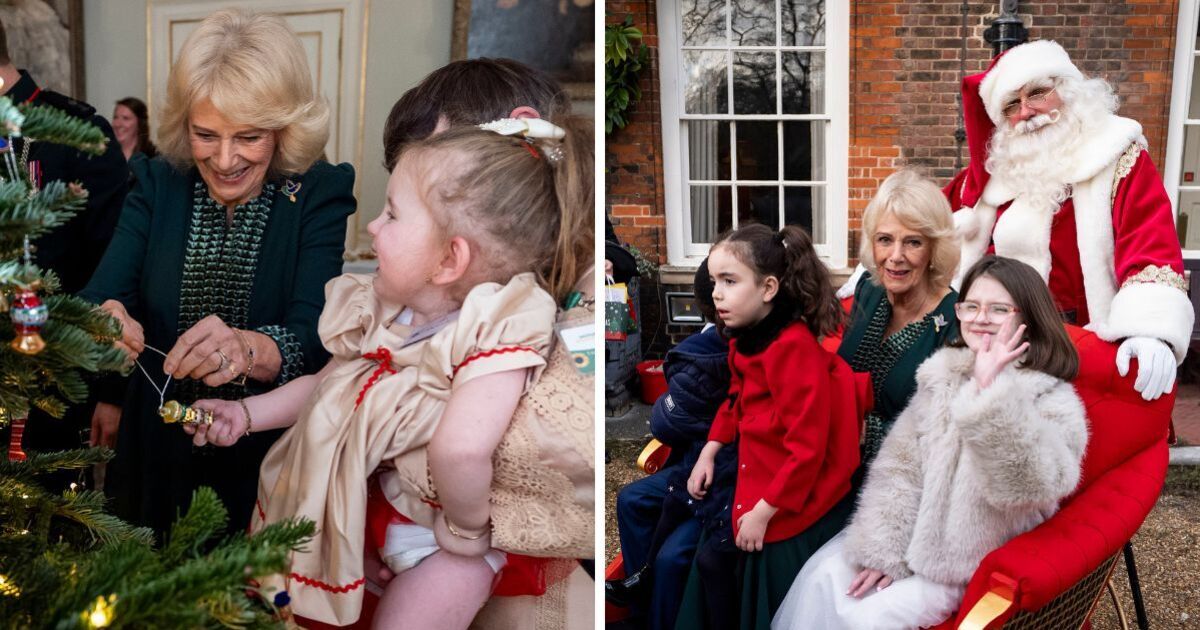 Queen Camilla transforms home into Christmas Grotto for poorly children