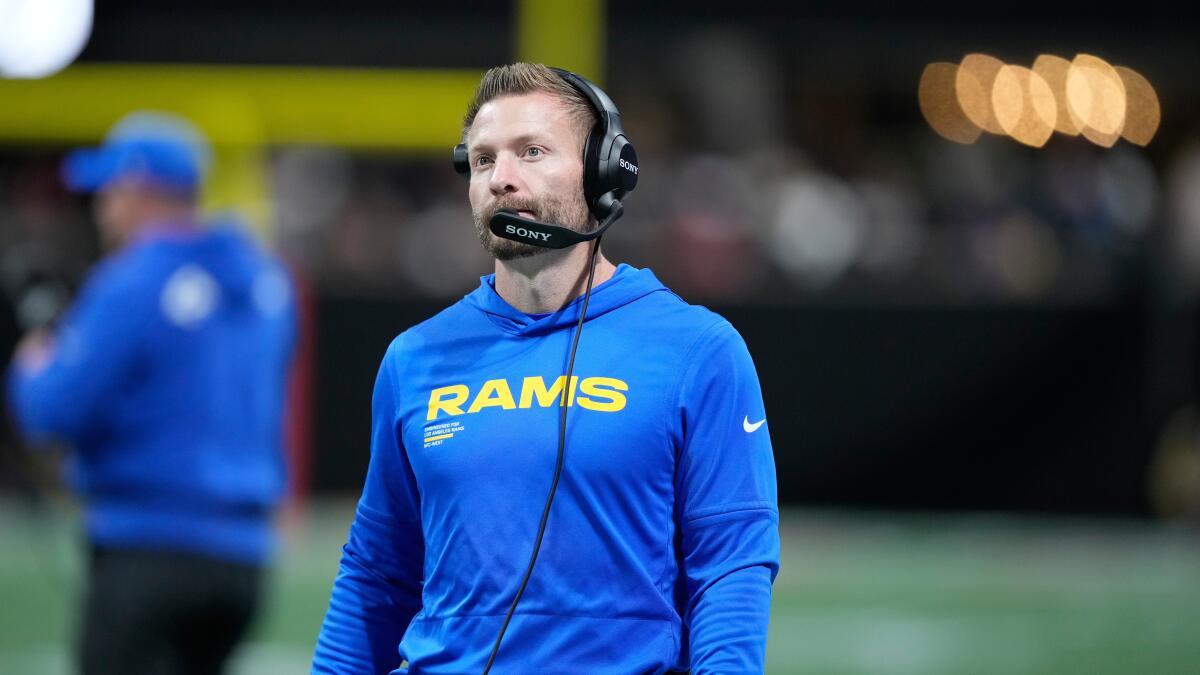 Commentary: What happened to Rams? Why Sean McVay's team is staggering as rest of NFC heats up