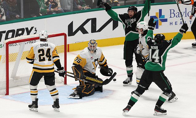 Rantanen scores lone shootout goal as Stars rally past Penguins 3-2