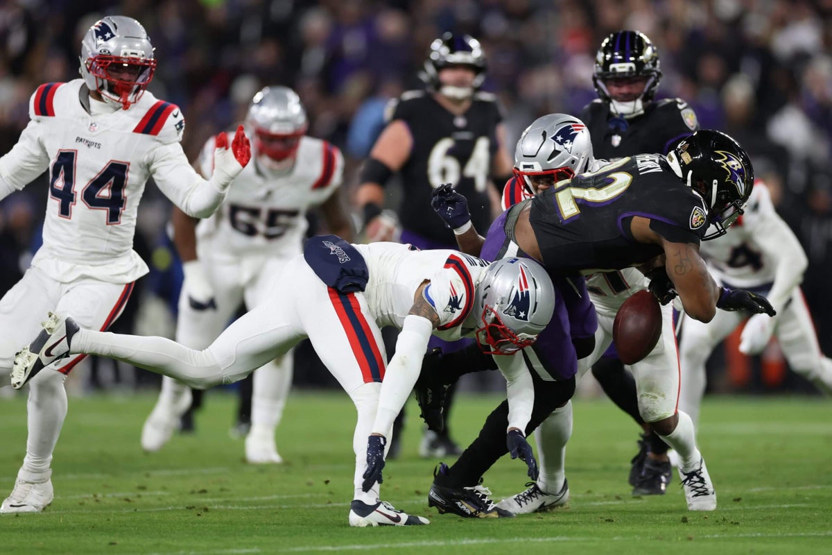 Ravens didn't play winning football in loss to Patriots. And that's been a theme all season