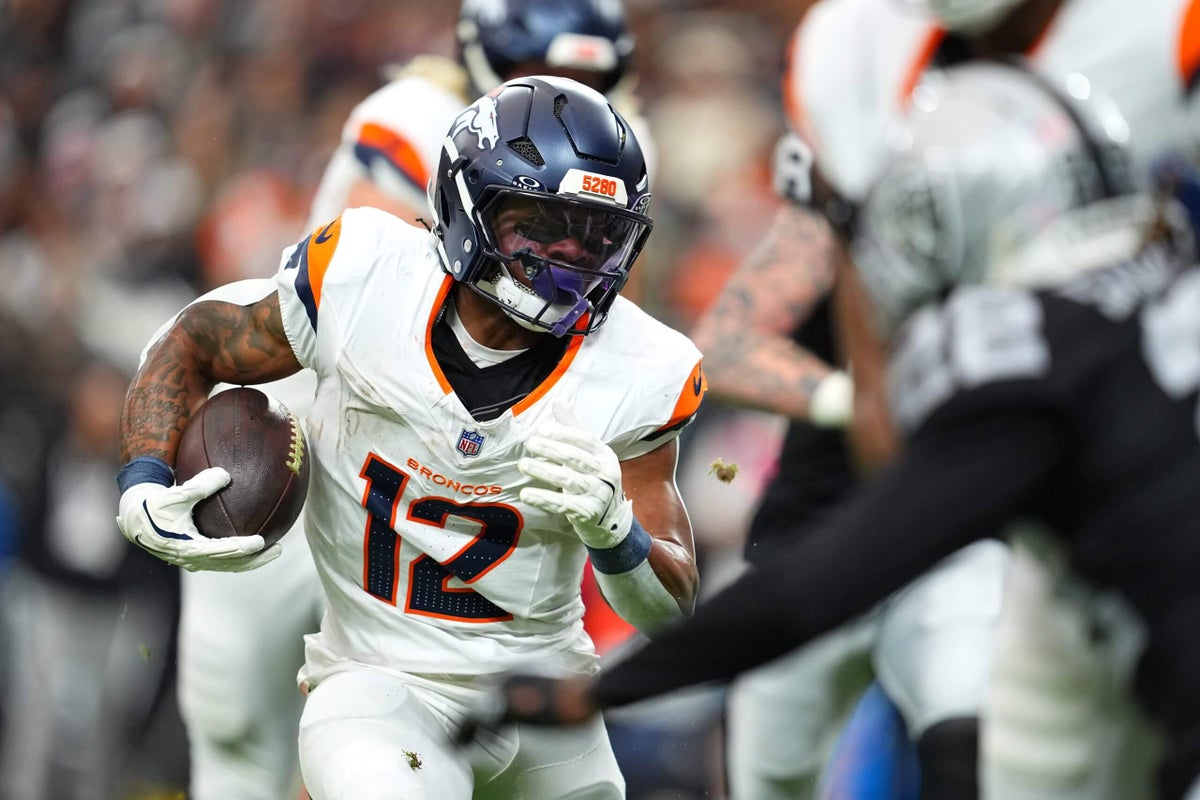 RJ Harvey plows over Raiders, gives Broncos another reason for stretch-run optimism