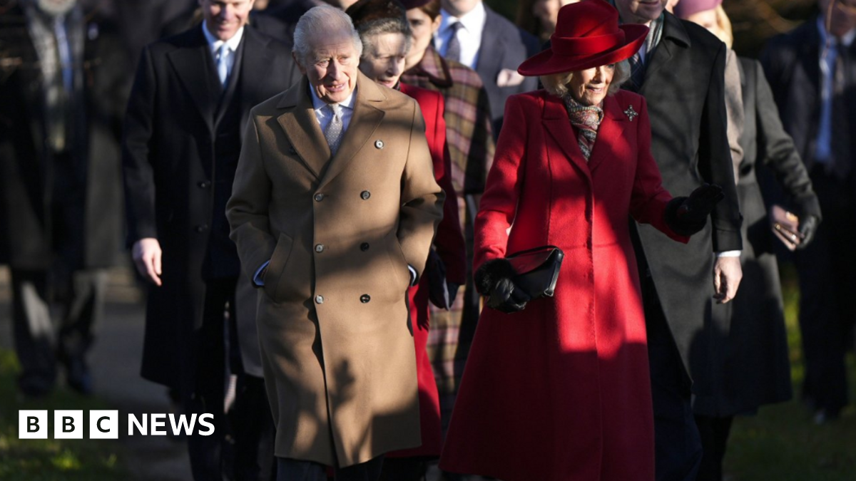 Royal Family gather for Christmas Day service at Sandringham