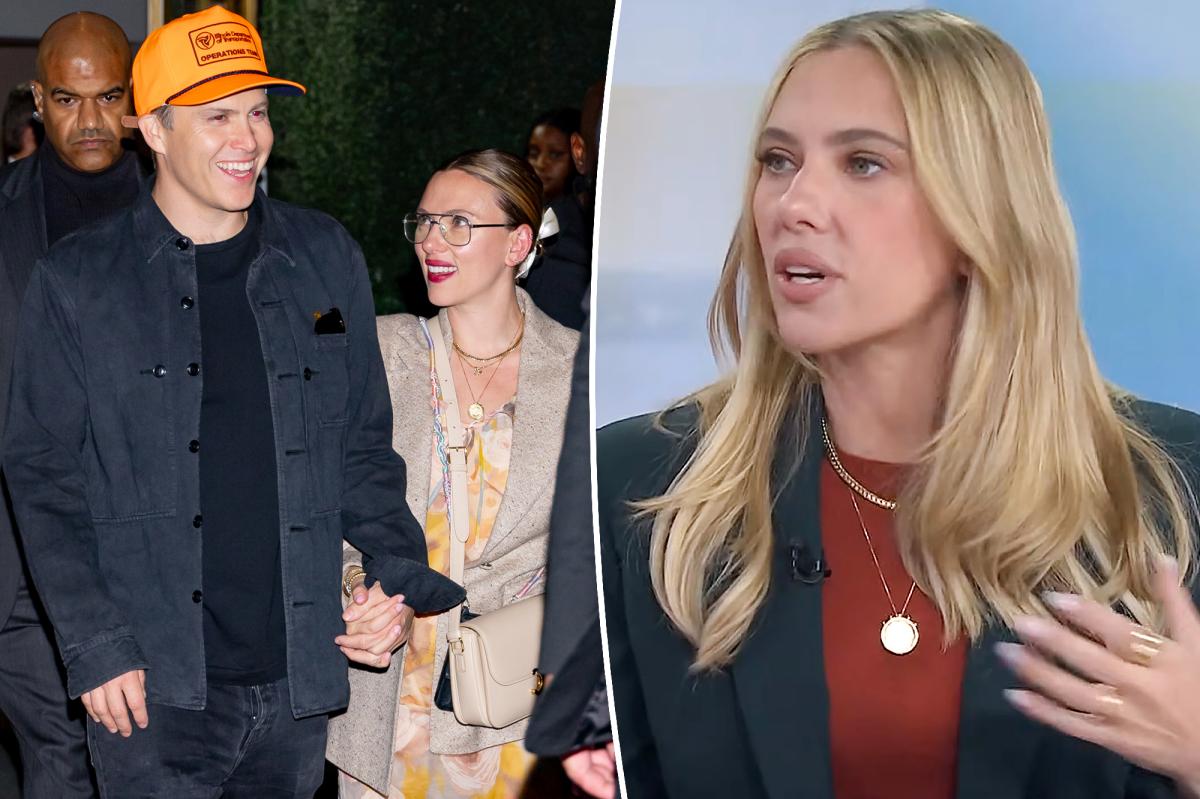 Scarlett Johansson details awkward first date with Colin Jost: 'I...
