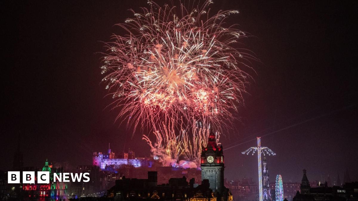 Scotland counts down to 2026 as weather warning kicks off the new year