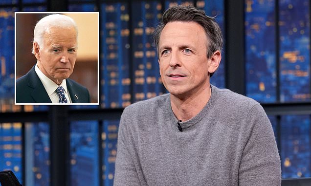 Seth Myers offers insult to Biden as he tries to attack Trump