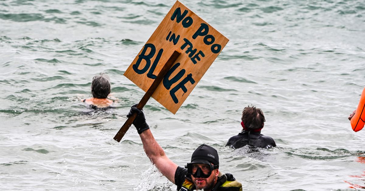 Swim to protest about sewage in the sea called off - because of sewage in the sea - Daily Star