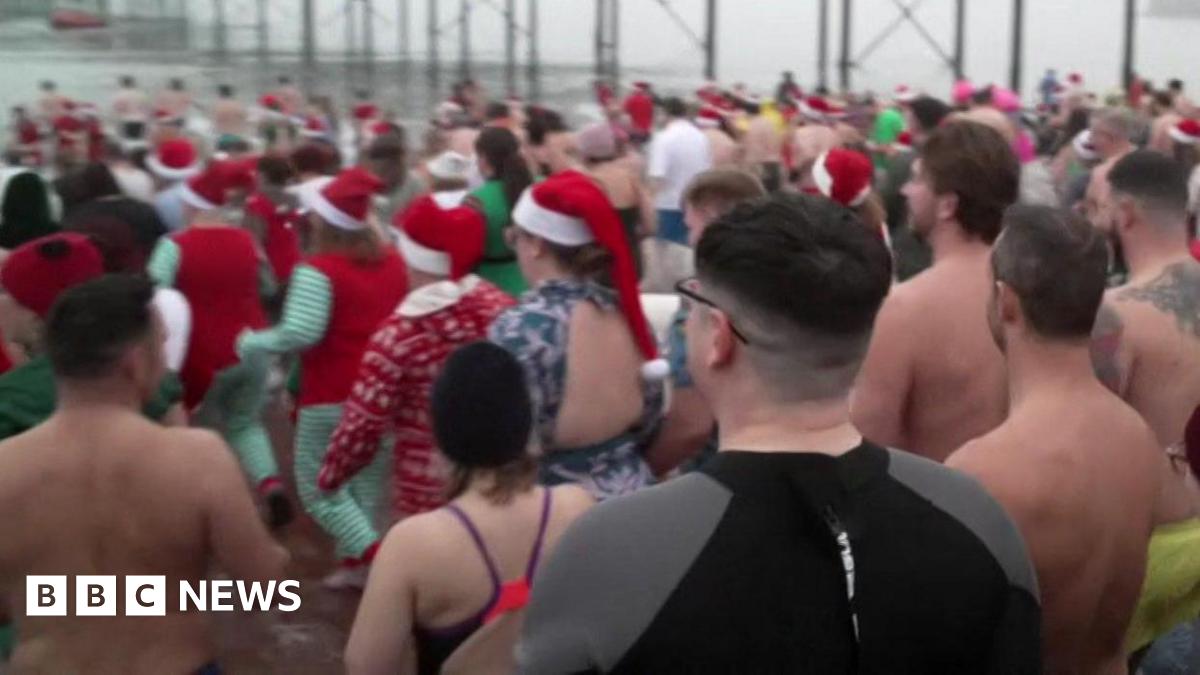 Some South West festive swims cancelled due to wind warning