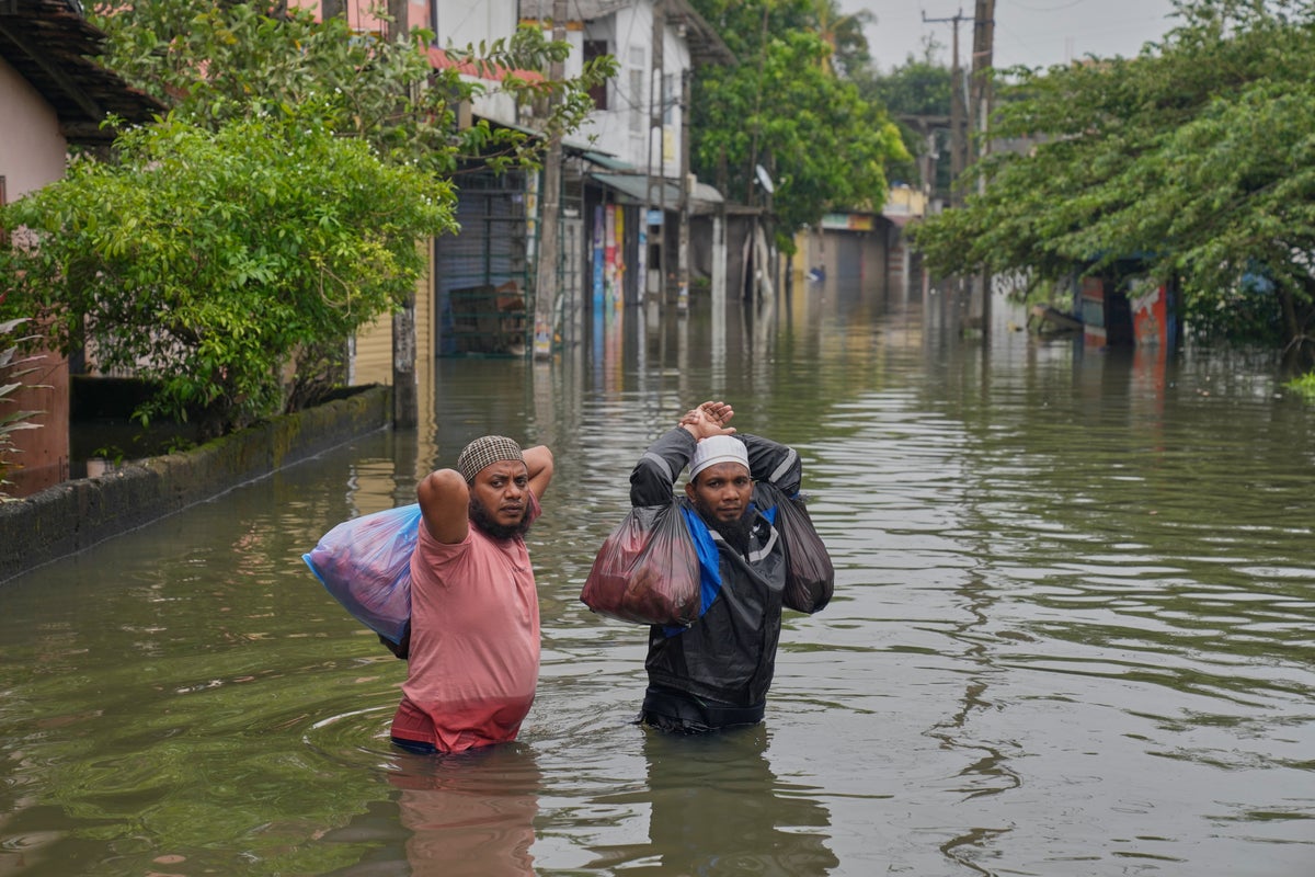 Satellite images reveal scale of flood devastation in Sri Lanka as 366 killed