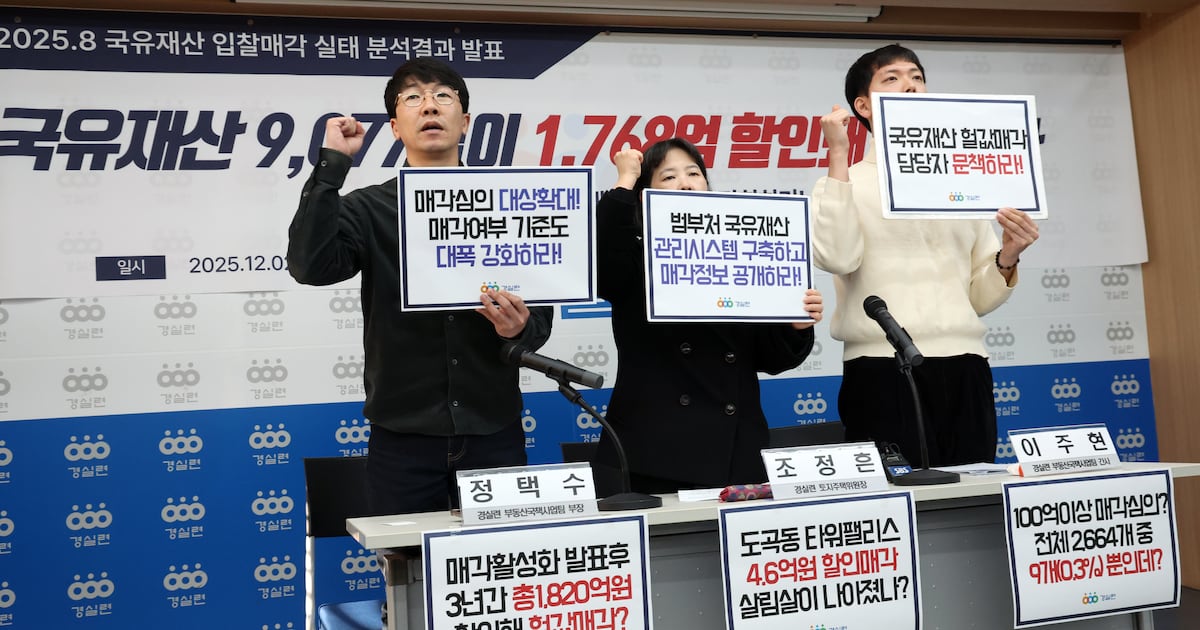 State Asset Sales Over 30 Billion Won: Reporting Required, No Discounts