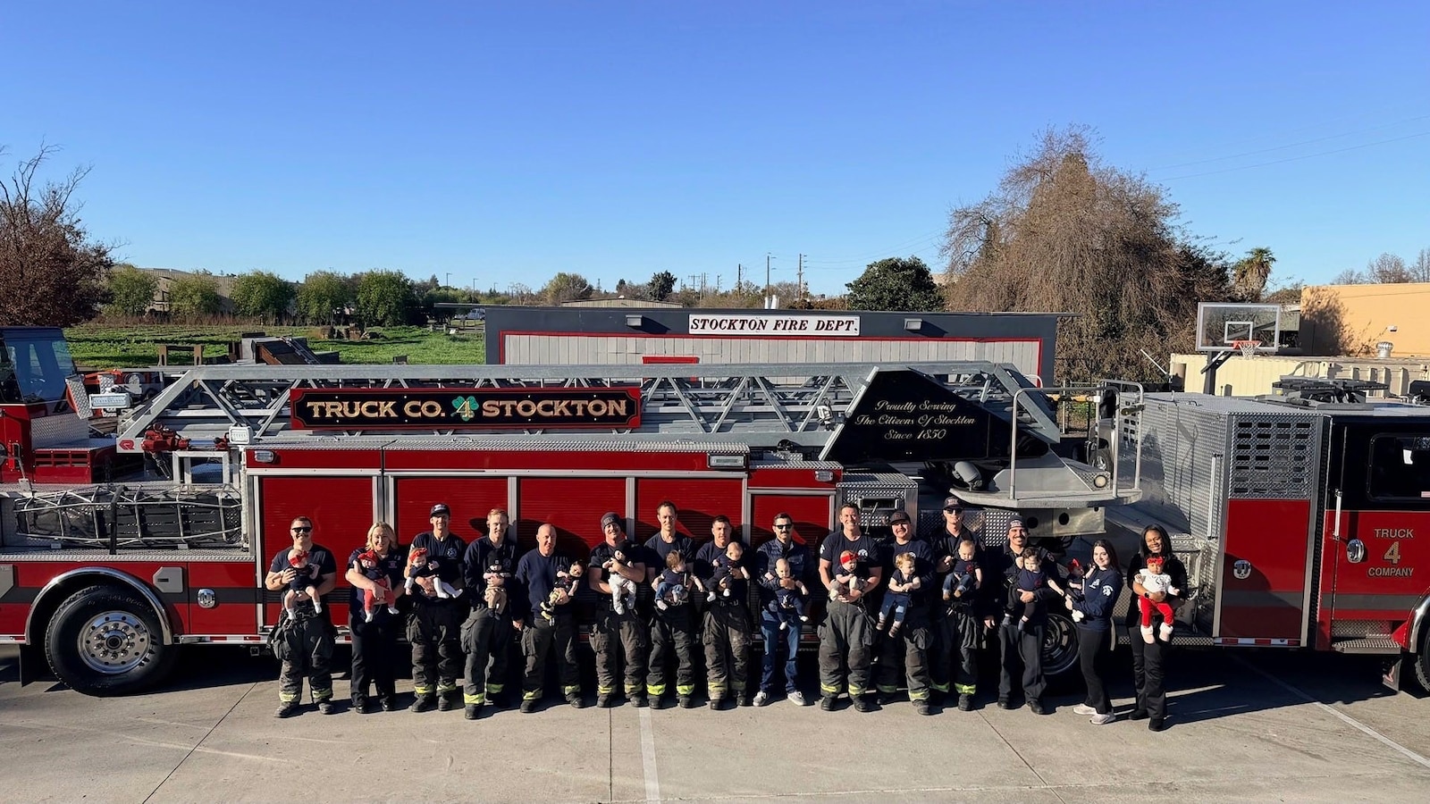 California fire department celebrates staff baby boom
