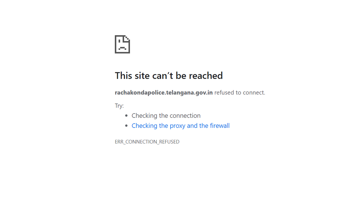 Telangana police websites go offline after people were redirected to gaming-site