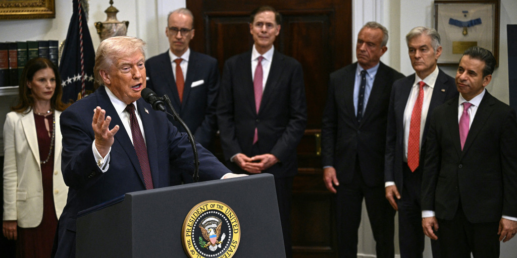 Nine drugmakers cut deal with Trump administration to slash medication costs