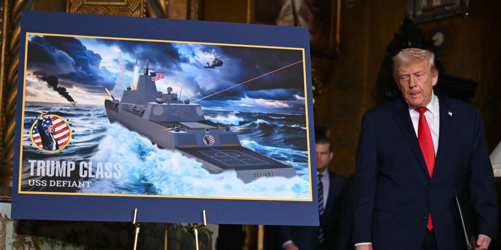 Trump announces new class of U.S. battleships named after himself