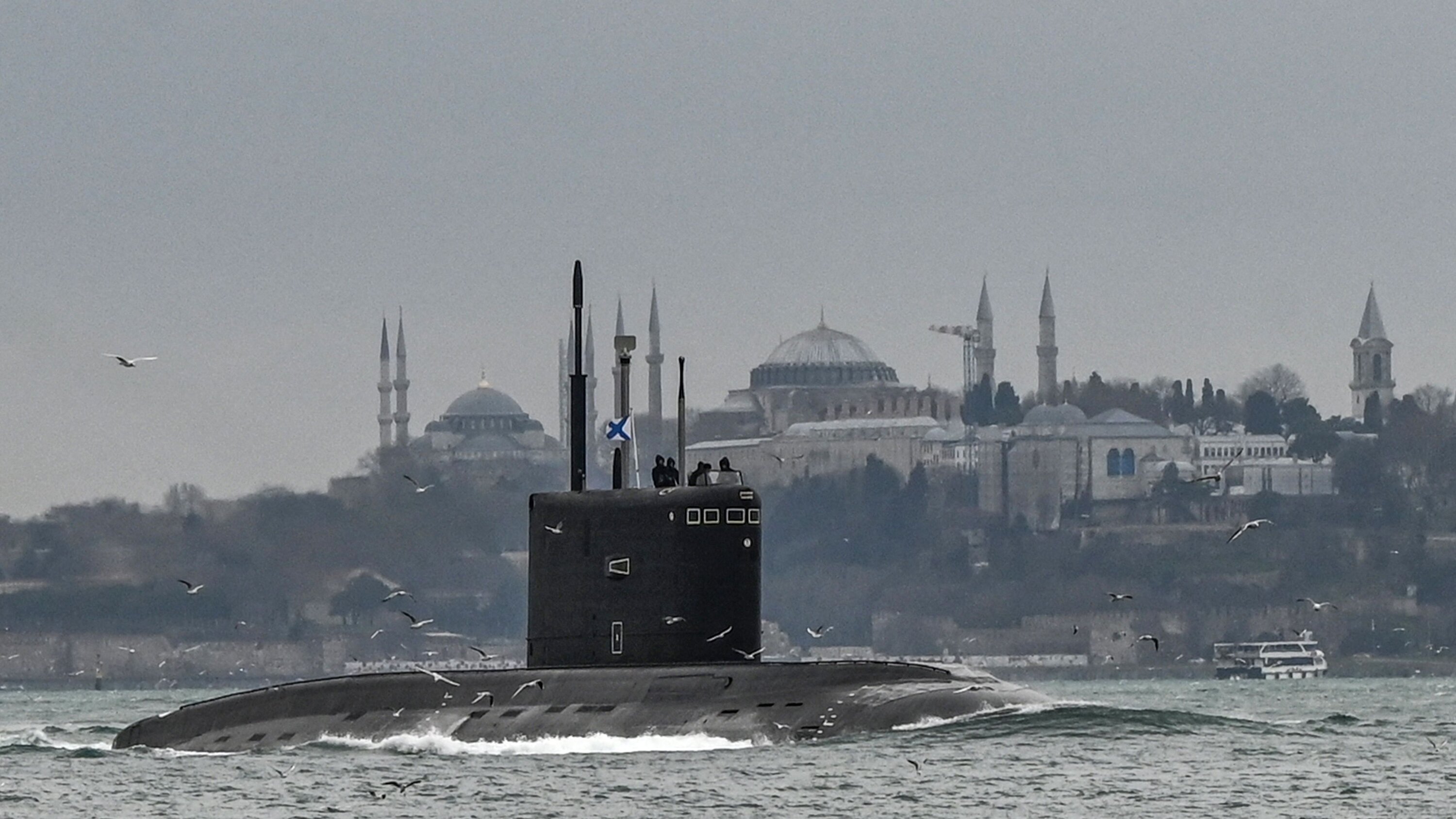 Ukraine Claims First Strike by Underwater Drone on Russian Submarine