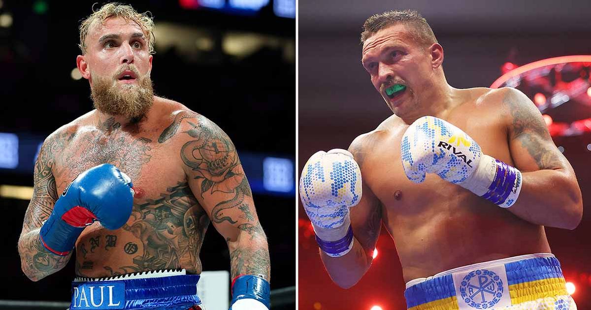 Oleksandr Usyk wants Jake Paul to survive Anthony Joshua fight for good reason - The Mirror