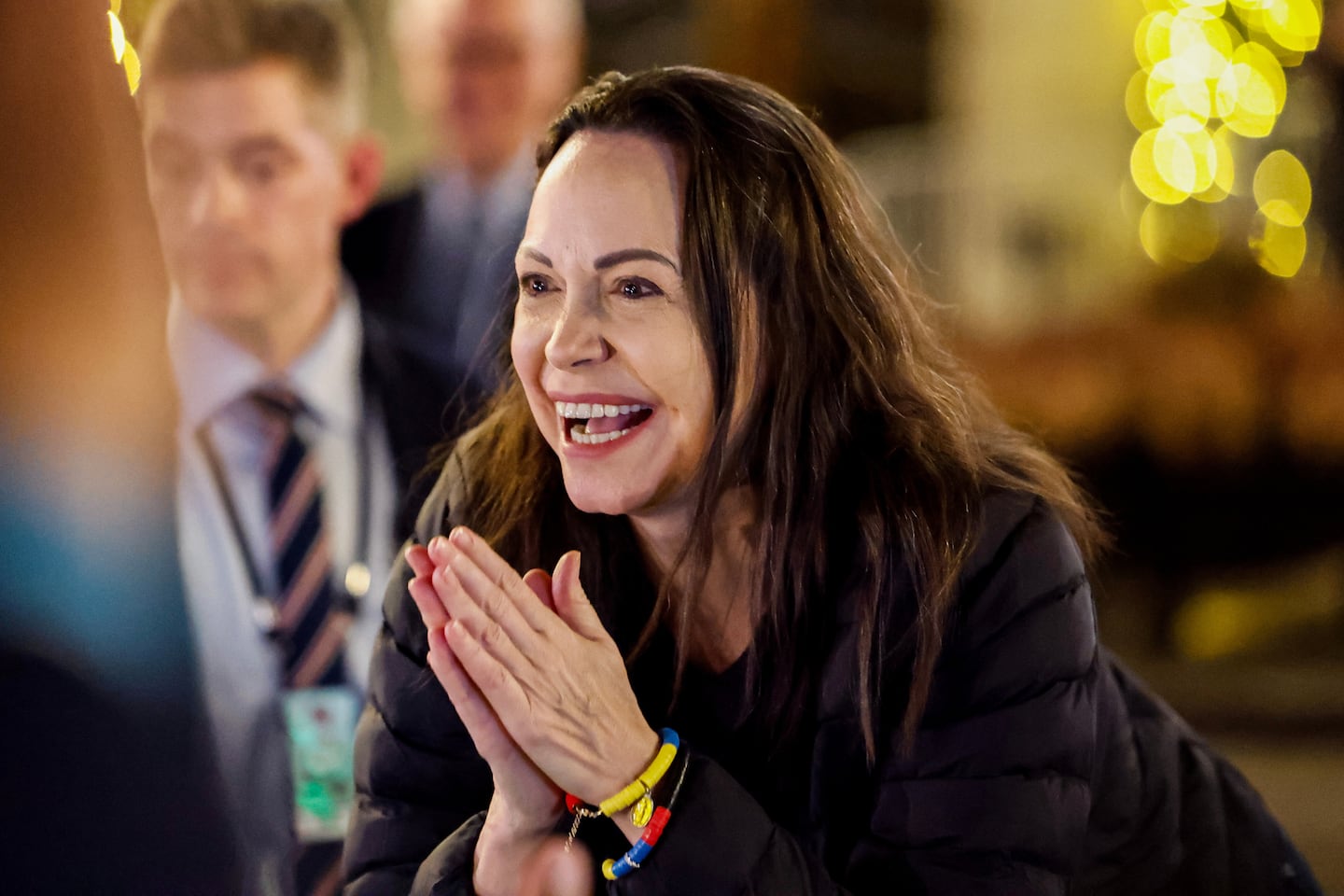 Venezuelans have mixed reactions to Nobel laureate Machado traveling abroad - The Boston Globe
