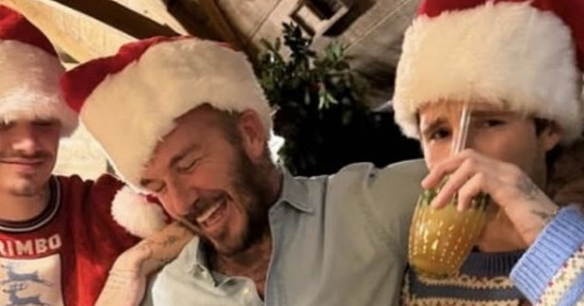 Victoria and David Beckham's brave face at Christmas amid Brooklyn feud - The Mirror