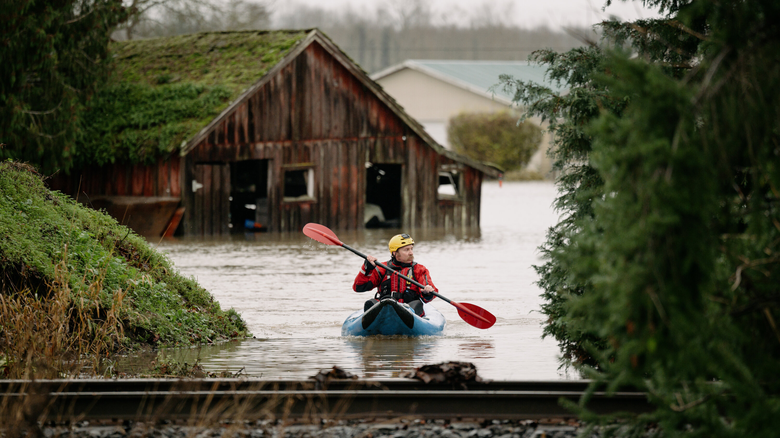 Rescuers Work to Evacuate Flooded Areas of Washington