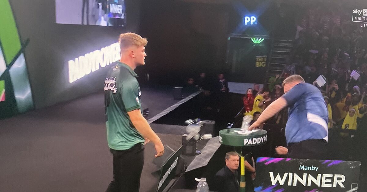 World Championship star uppercuts table three times in furious outburst