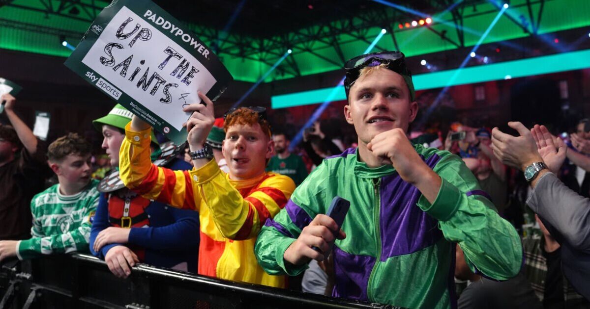 Best fancy dress at World Darts Championship including Ali G and giant pizza