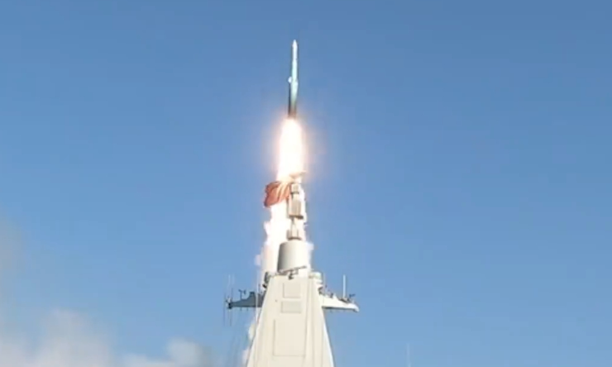 YJ-20 hypersonic missile filmed launching from Type 055 large destroyer in Chinese media report