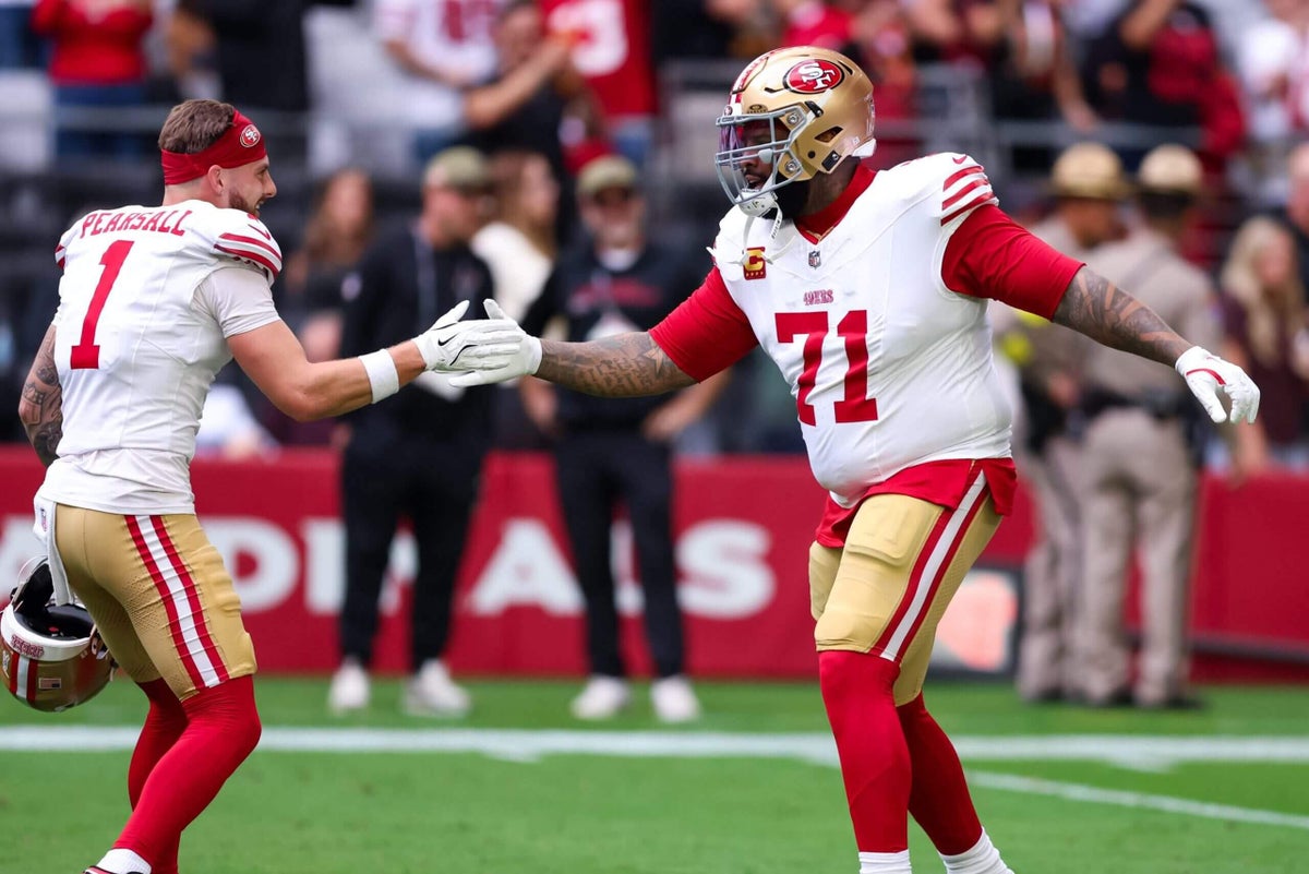 49ers' Trent Williams 'confident' he'll play vs. Eagles; Ricky Pearsall questionable