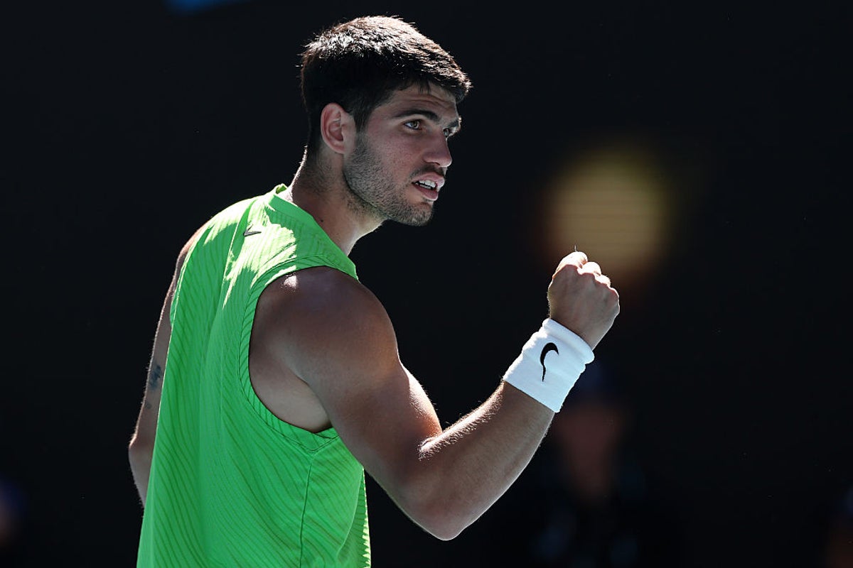 Alcaraz v Zverev live: Australian Open latest score updates from semi-finals