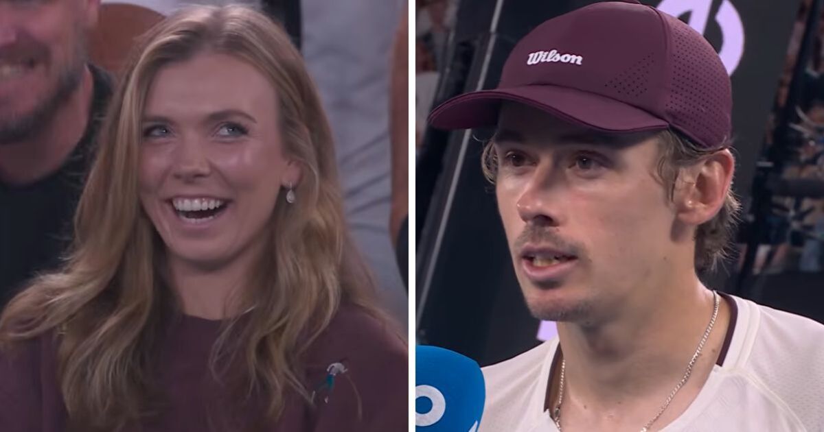 Alex de Minaur admits Katie Boulter 'must be hating him' after Aus Open gesture