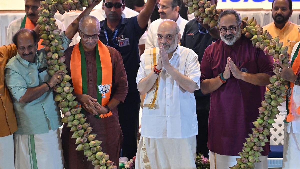 Amit Shah unveils BJP's three-point poll agenda in Kerala, demands investigation by neutral agency into Sabarimala gold theft