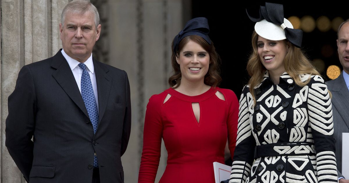Shamed Andrew 'using Beatrice and Eugenie as spies' after exile from Royal Family - The Mirror