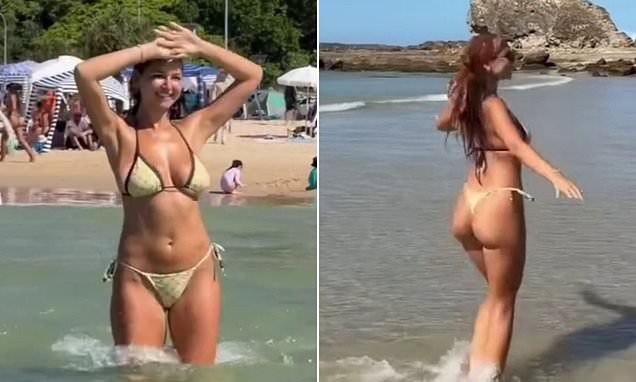 Anna Paul ensures all eyes are on her in very skimpy bikini