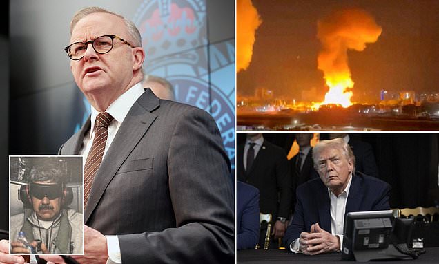 Anthony Albanese breaks his silence after the US bombs Venezuela