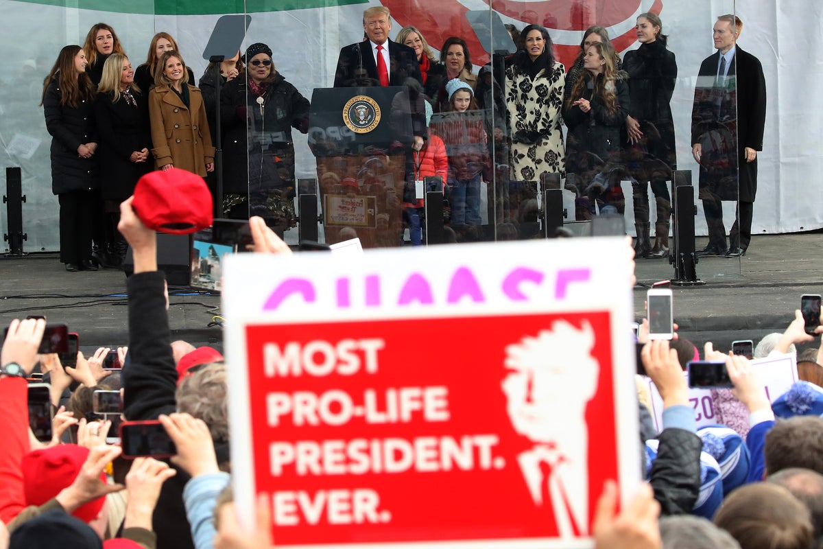Anti-abortion leaders admit they were 'fooled' by Trump one year in