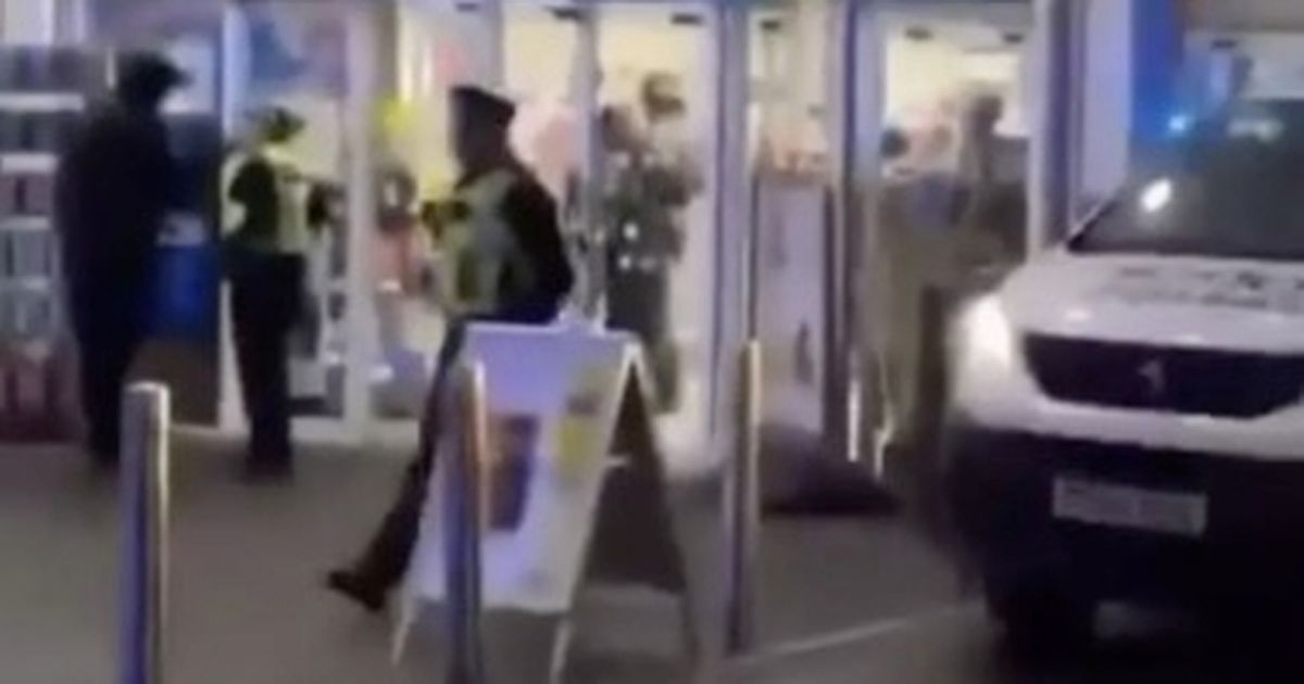 Armed cops swoop on Tesco supermarket store after 'weapon' incident
