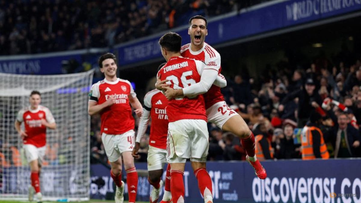 Advantage Arsenal in League Cup semi-final after win at Chelsea