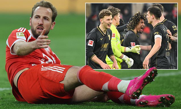 Harry Kane is brutally MOCKED by Augsburg after they stunned Bayern