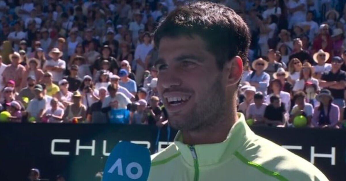 Australian Open LIVE as Carlos Alcaraz turns the air blue and boos ring out