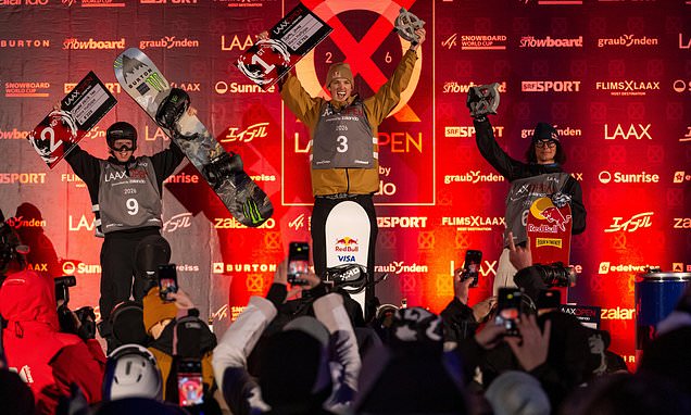 James retains his Laax halfpipe title with eye on gold at Winter...