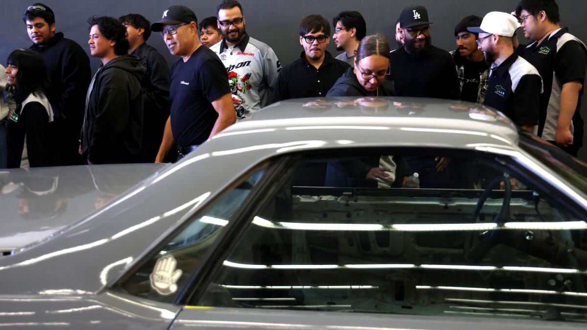 Auto shop class is thriving. Community college students basically fix your car for free