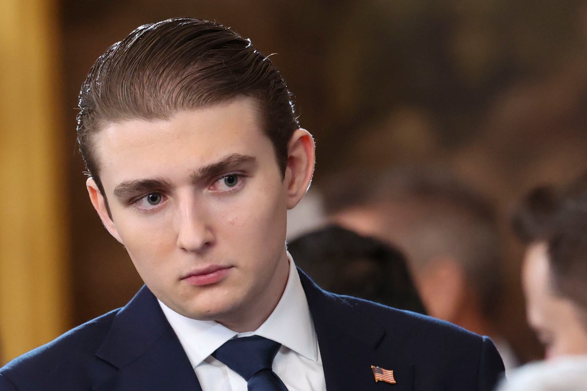 Barron Trump 'saved' woman's life after learning she was beaten by man, court hears